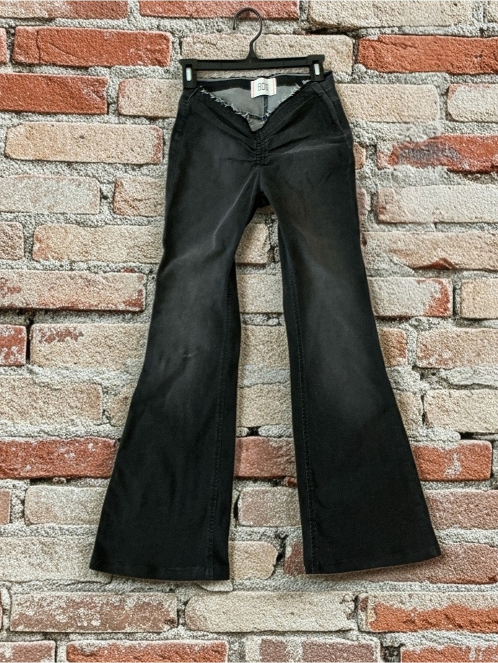 BDG Washed Black Flare Jeans Festival Indie Sleaze, size 26